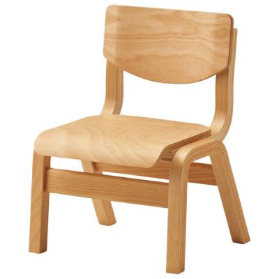 【軒先渡し】オリバー　キッズ　木製チェアC　4脚セット　幅280×奥行260×高さ390×座高200mm　（直送品）