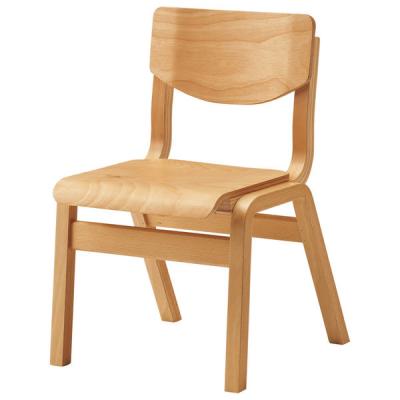 【軒先渡し】オリバー　キッズ　木製チェアF　4脚セット　幅300×奥行340×高さ470×座高260mm　（直送品）