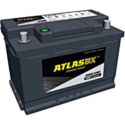 【カー用品】ATLASBX 国産車バッテリーアイドリングストップ車用 EFB Technology AT N-55R 1個（直送品）