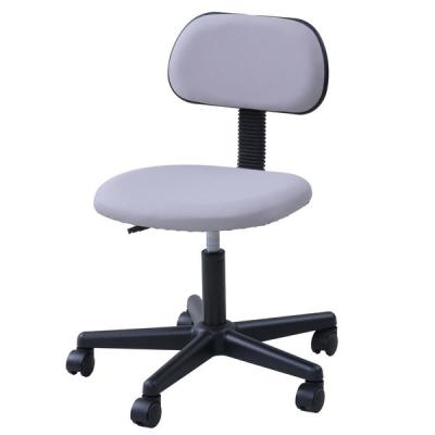 YAMAZEN ワークチェア オフィスチェア キャスター付き レバー昇降機能付き HOA-195(AGY) 1脚（直送品）