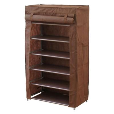 フクダクラフト シューズラック6段 RC-S6010 BR M 1台（直送品）