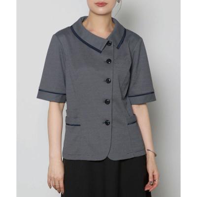 ボンマックス オーバーブラウス ブルーグレイ 17号 AJ0859 AJ0859-2-17G 1着（直送品）