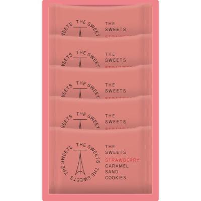 シャディ 【3箱セット】ザ・スウィーツ 苺キャラメルサンドクッキー(5個) 25-0036-010 1セット(3箱)（直送品）