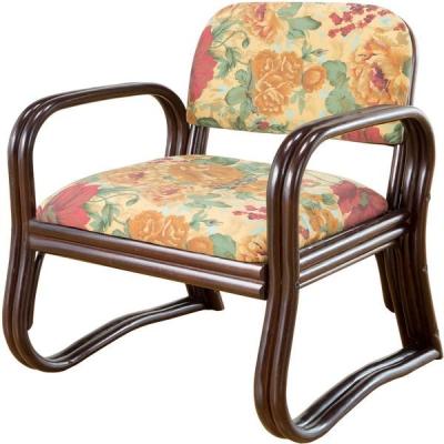ファミリー・ライフ 天然籐思いやり座椅子 ミドルタイプ 04011 1個（直送品）