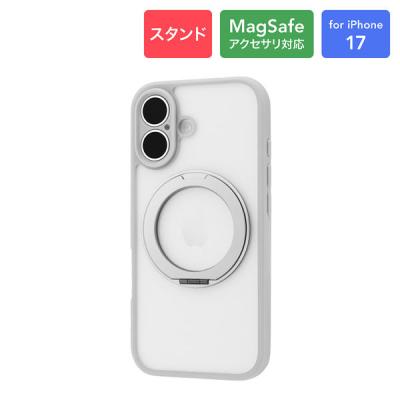 iPhone 17 耐衝撃ハイブリッドケース 「Velta mag swing」 ライトグレー（直送品）