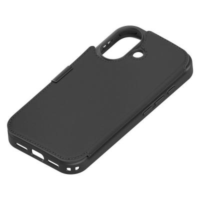 PGA iPhone 17用 バックフリップケース ブラック PG-25ABF01BK 1個（直送品）