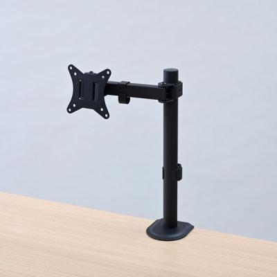 YAMAZEN モニターアーム シングル 最大32インチ対応 耐荷重9kg LMA-S(BK) 1台（直送品）