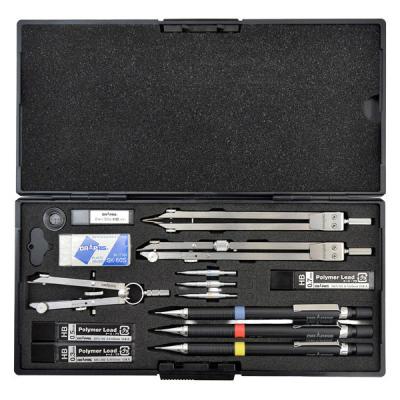 ドラパス DR NO.429 独式製図器セット 9本組19品 【製図器シリーズ】 01429 1個（直送品）