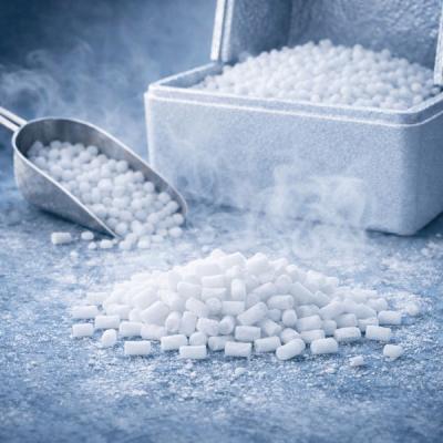 【日時指定不可】AQUA DREAM　DRYICE-3MM　ドライアイスペレット(3mm)10kg　1箱(10kg)（直送品）