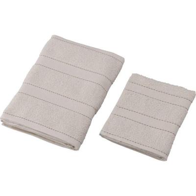 シャディ 【3袋セット】泉州+ecoタオル バス・フェイスタオルセット 25-8219-620 1セット(3袋)（直送品）