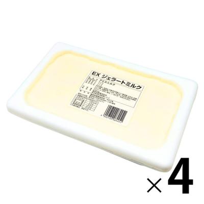森永乳業 業務用 EXジェラードミルク 100945 1ケース 2L×4本（直送品）