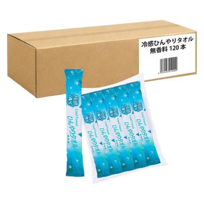 コーヨー化成 冷感ひんやりタオル無香料 ケース販売 4972453419400 1個(120本)（直送品）