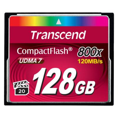 トランセンドジャパン  １２８ＧＢ　ＣＦ　Ｃａｒｄ　ＭＬＣ　Ｒ：　１２０ＭＢ／ｓ TS128GCF800（直送品）