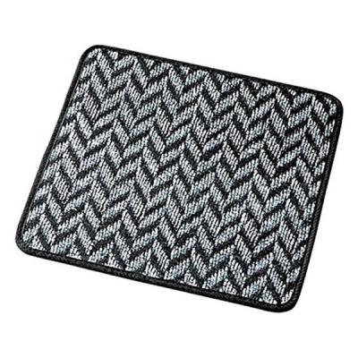 ボンフォーム カーマット ヘリンボン柄 リヤ ズレ防止 38x43x0.8cm グレー GR 6263-08GR 1個（直送品）