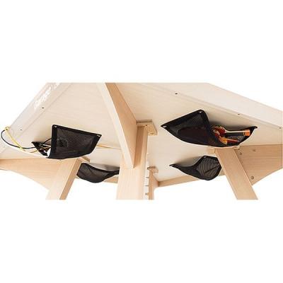 Garage ピンポンワークテーブル 配線ネット PW-WNET 幅300×奥行200×高さ20mm ブラック 411579 1セット（4枚入）（直送品）