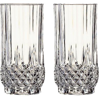 Arc(アルク) クリスタルダルク ロンシャン ペアハイボールグラス 23-8278-699 1箱（直送品）