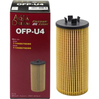 アクアドリーム PLATINUM オイルフィルター MINI・BMW車用 AD-OFP-U4 1個（直送品）