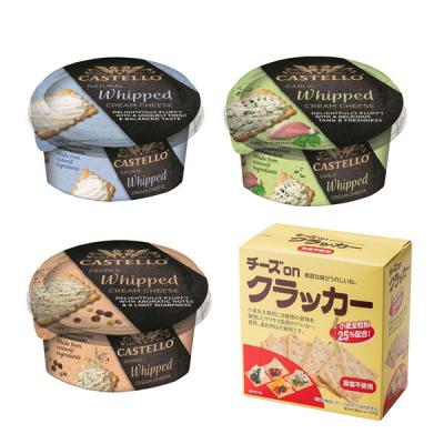 チェスコ [冷蔵]チェスコ キャステロ ホイップクリーム3種セット+チーズonクラッカー付き 9999999999999 1個（直送品）