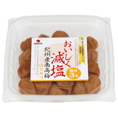 中田食品 紀州産南高梅おいしく減塩 はちみつ 250g×4個 4904046025996（直送品）