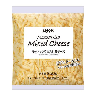 [冷蔵]QBB モッツァレラとろけるチーズ 250g×2個 4903308060621 1箱(2個) 六甲バター（直送品）