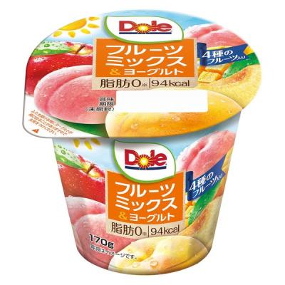 協同乳業 [冷蔵]メイトー ドール フルーツミックス＆ヨーグルト 170g×6個 4901385001155 1セット(6個)（直送品）