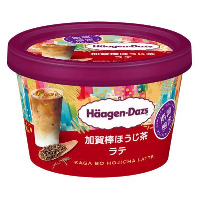 ハーゲンダッツ ジャパン [アイス] ミニカップ 加賀棒ほうじ茶ラテ 110ml×24個 4976994207243 1セット(24個)（直送品）
