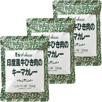 ハウス食品　印度風牛ひき肉のキーマカレー　1セット（3食入）