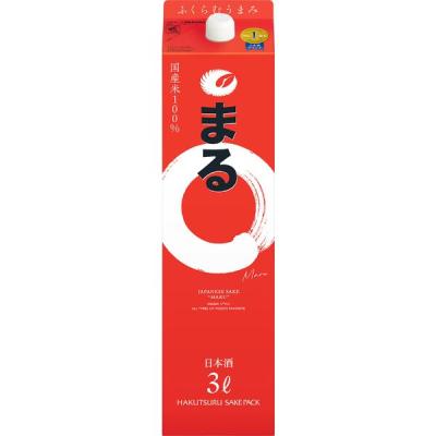 白鶴 まる パック 3L 1本  日本酒