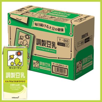 キッコーマン 調製豆乳 1000ml 1箱（6本入）