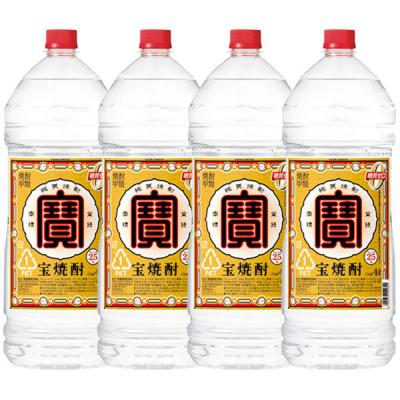 宝焼酎 25度 4L　ペット　4本　甲類焼酎　宝酒造