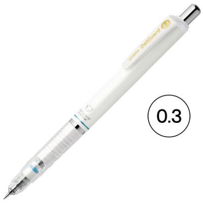【アウトレット】シャープペンシル デルガード 0.3mm ホワイト P-MAS85-W ゼブラ