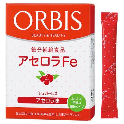 【ワゴンセール】ORBIS（オルビス） アセロラFe レギュラー 20日分（1.2g×20袋） 鉄分サプリメント