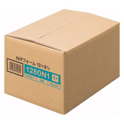 ストックフォームNIP　8.5×12インチ-1P　白紙　1280N1　1箱（2000set）　トッパンフォームズ　