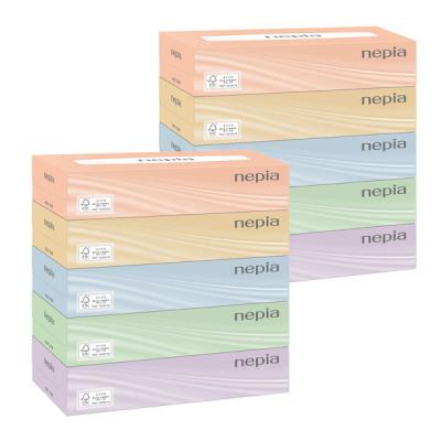 ティッシュペーパー 200組（5箱入） 1セット（2パック）ネピアティッシュ 王子ネピア