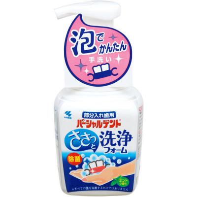 入れ歯洗浄剤 部分用 パーシャルデント 洗浄フォーム 除菌 小林製薬