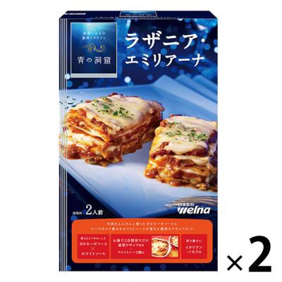日清製粉ウェルナ 青の洞窟 ラザニア・エミリアーナ 2人前 ×2個
