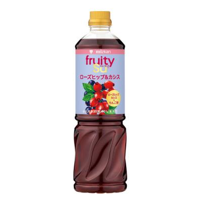 ミツカン 業務用フルーティス りんご酢ローズヒップ＆カシス 1000ml 6倍濃縮タイプ 大容量 飲むお酢 リンゴ酢（イチオシ）