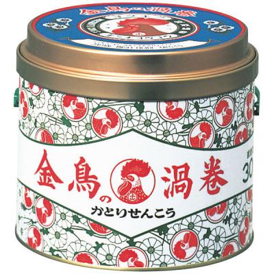 金鳥の渦巻 蚊取り線香 1缶（30巻入）約7時間有効 蚊 駆除剤 KINCHO KINCHO キンチョー