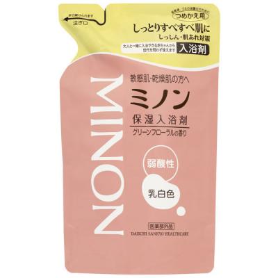 ミノン 薬用保湿入浴剤 詰替用 400ml 第一三共ヘルスケア (にごりタイプ)