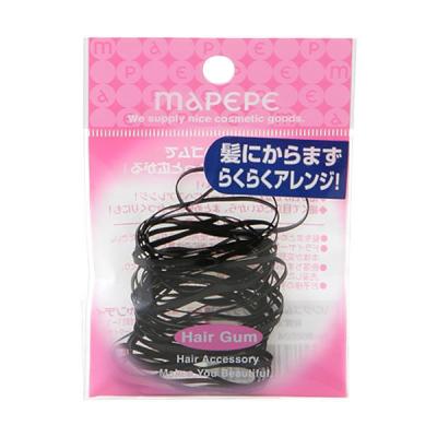 マペペ リングゴム ブラック 1袋（36個入） シャンティ