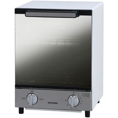 アイリスオーヤマ ミラーオーブントースター 縦型（トースト2枚） MOT-012（561971）