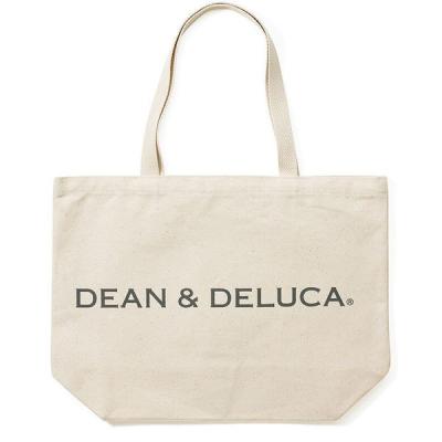 DEAN＆DELUCA（ディーンアンドデルーカ）　トートバッグ　ナチュラル　Lサイズ　1個