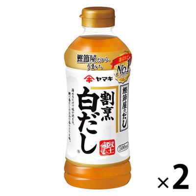 （セール）ヤマキ　割烹白だし500ｍｌ×2本