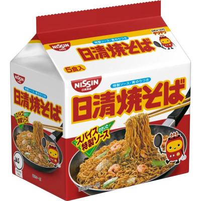 日清食品 日清焼そば 5食パック インスタント 袋麺 焼きそば 1パック（5食入）