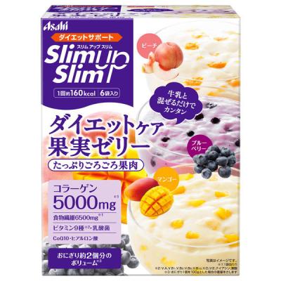 スリムアップスリムダイエットケア果実ゼリー　1箱（6袋入）　アサヒグループ食品　ダイエットドリンク・スムージー