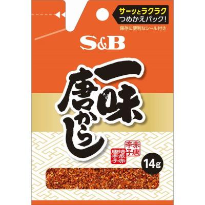 LOHACO - エスビー食品 S＆B 一味唐辛子 14g 1本