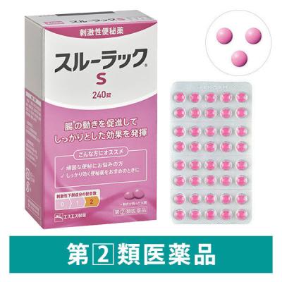 【セール】スルーラックS 240錠 エスエス製薬 便秘薬 便秘 肌あれ【指定第2類医薬品】