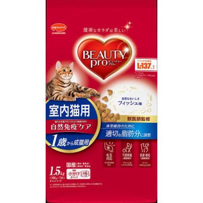 LOHACO - ビューティープロ 1歳からの成猫用 チキン味 国産 1.5kg 日本