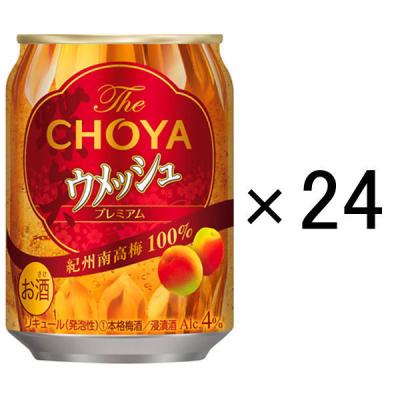 缶チューハイ 酎ハイ 梅酒サワー チョーヤ ウメッシュ プレーンソーダ 250ml 1ケース(24本)