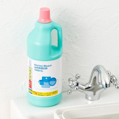 台所用漂白剤 塩素系 キッチンブリーチ  1500mL　1個　ロケット石鹸 厨房用漂白剤 アスクル限定 オリジナル
